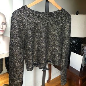 Forever 21 Plus cropped long sleeve top